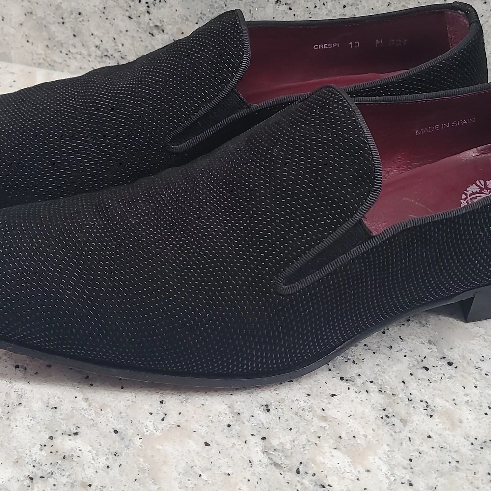 Mezlan Custom Collection Suede Textured Loafers - Picture 2 of 10